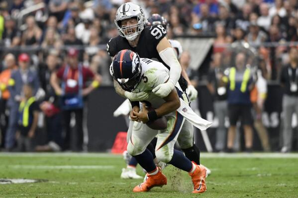 Raiders DE Crosby on baby watch ahead of game vs Chiefs AP News